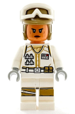 LEGO sw1188 Hoth Rebel Trooper White Uniform, Dark Tan Helmet, Female