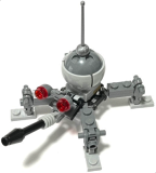 LEGO sw1234 Dwarf Spider Droid (Dark Bluish Gray Dome, Black Cone 1 x 1)